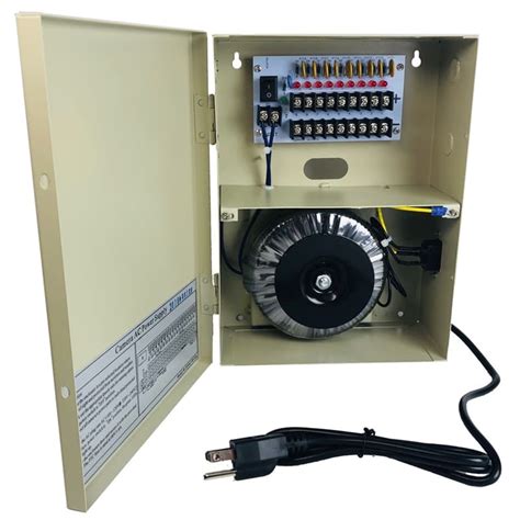 cctv distributed power supply box|24v CCTV camera power supply.